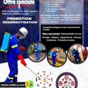 Vous avez mare des insectes nuisibles ? N’hésitez pas contactez-nous au 0840024596 Whatsap