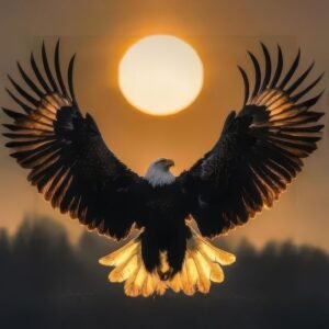 Prise de la photo d'un Aigle